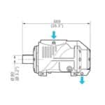 راهنمای ابعاد و انداز ایرند کمپرسور اسکرو evo28
