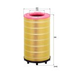 فیلتر هواکش بیرونی اسکانیا G380-410 و R420-450 مان فیلتر