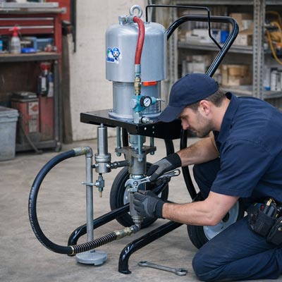 تعمیر پمپ ایرلس